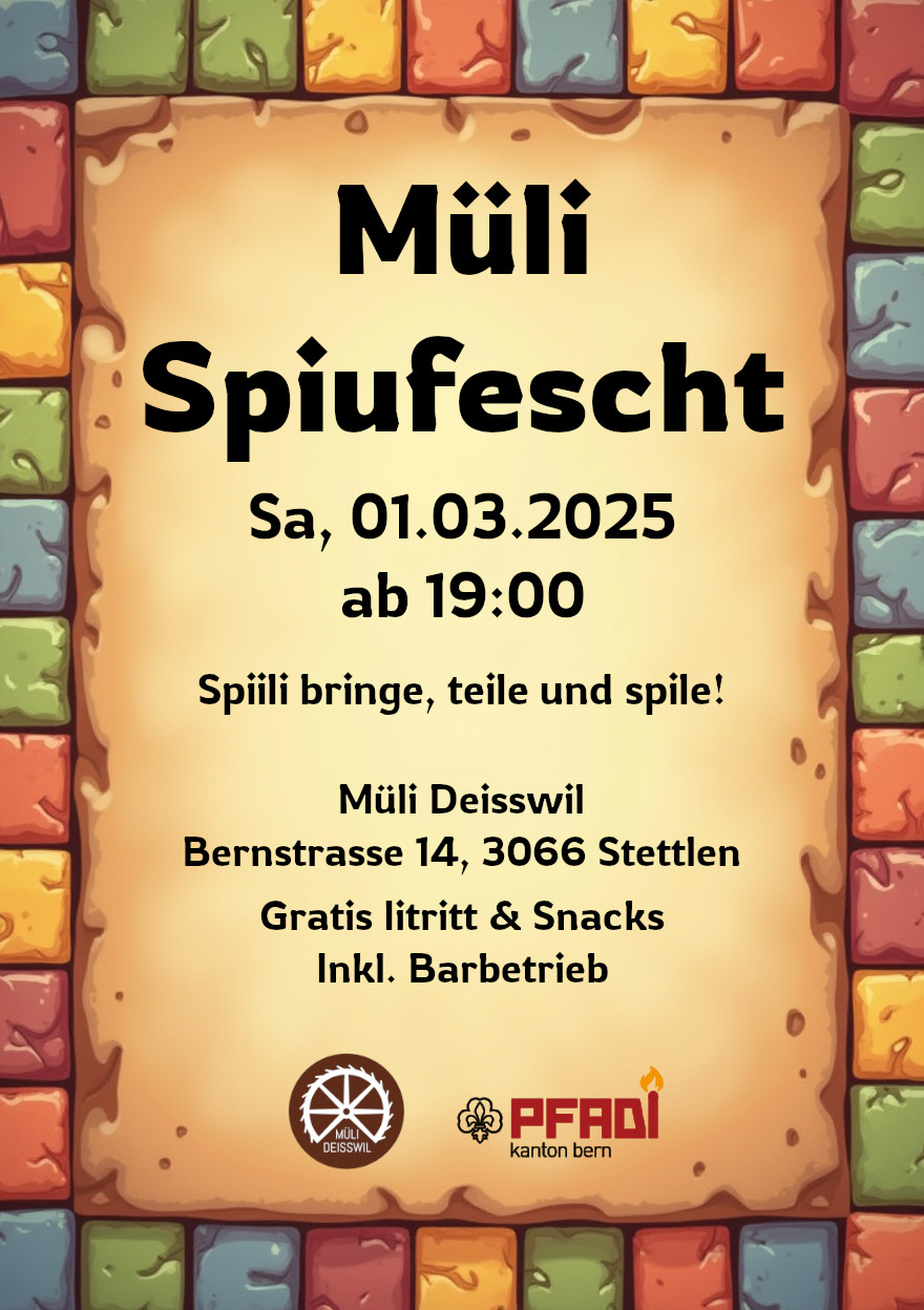 Flyer Müli Spiufescht 2025 (März)